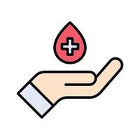 Blood Donation Icon vector