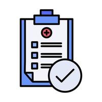Report Clear Icon vector