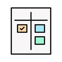 Agile Board Icon vector