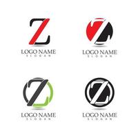 Business corporate Z letter logo design vector