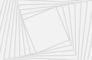 Abstract geometric white and gray color background vector