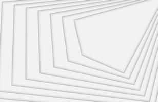 Abstract geometric white and gray color background vector