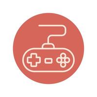 video game control block style icon vector