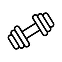 sport dumbbell equipment line icon vector