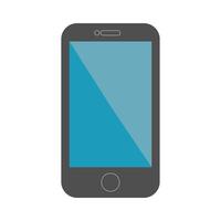 smartphone device flat style icon vector