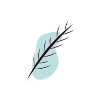 branch dry hand draw style vector