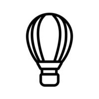 balloon air hot line style icon vector