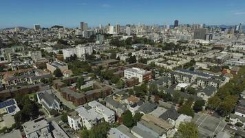 San Francisco, California, aerial shot video