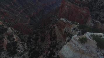 vista aérea do grand canyon video
