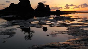 Sunset at Siletz Bay, Lincoln City, Oregon video