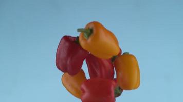 Peppers flying in slow motion, shot with Phantom Flex 4K at 1000 frames per second video