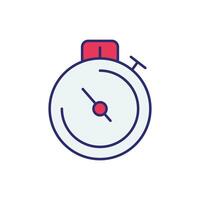 chronometer timer watch isolated icon vector