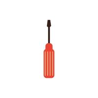 screwdriver mechanic tool isolated icon vector