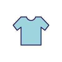 shirt clothes sport wear isolated icon vector