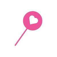 happy valentines day heart icon vector