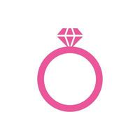 propuesta de anillo casado icono aislado vector