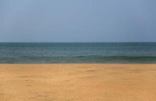 Beach in Anjuna Goa India photo