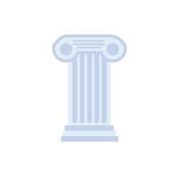 architecture column style isolated icon vector