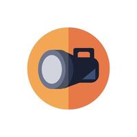 flash light device isolated icon vector