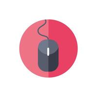 mouse computer hardware isolated icon vector