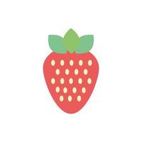 sweet strawberry fruit isolated icon vector