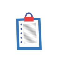 checklist clipboard document isolated icon vector