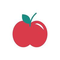 apple fresh fruit isolated icon vector