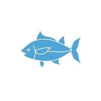 cute fish sea life animal isolated icon vector