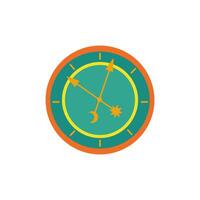 Reloj de tiempo icono aislado de objeto de cuento de hadas vector