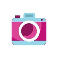 photographic camera device isolated icon vector
