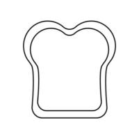 Isolated bread design vector