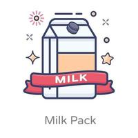 Milk Package Design vector