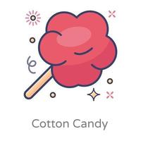 Cotton Candy Floss vector
