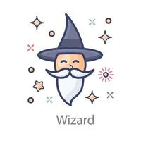 Wizard  Popular character vector