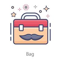 Briefcase Office Bag vector