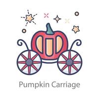 Cinderella Pumpkin Carriage vector