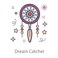 Dream catcher willow vector