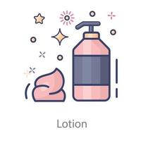 Skin Lotion Products vector