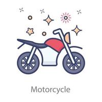 Modern Motorcycle Design vector