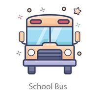 autobús escolar estilo autobús