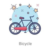 Bicycle Trendy Design vector