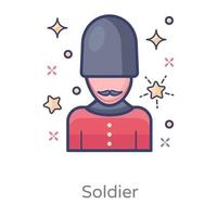 Soldier  an Army vector