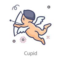 Cute Baby Angel Cupid vector