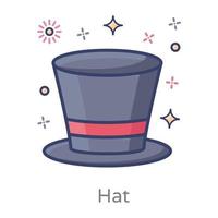 Hat Covering Fashion vector