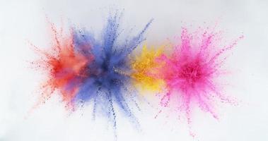 Colorful powder exploding in super slow motion.  Shot on Phantom Flex 4K high speed camera. video