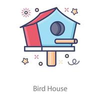 Bird House Box vector