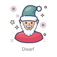 Dwarf Fantasy literature character vector