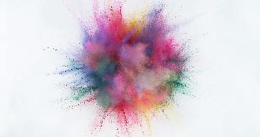 Colorful powder exploding in super slow motion.  Shot on Phantom Flex 4K high speed camera. video