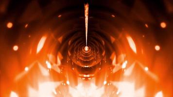bucle de pasillo de energía de llama de arte de ciencia ficción abstracta video
