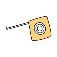 tape measure tool free form style icon vector